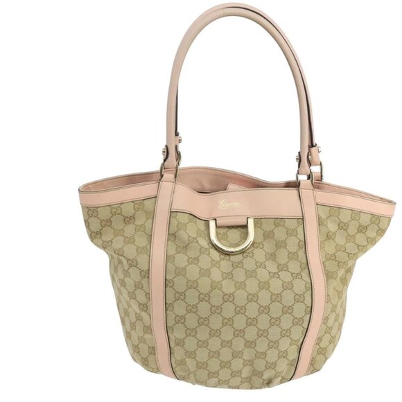 GUCCI GG Canvas Tote Bag Beige - Picture 2 of 15